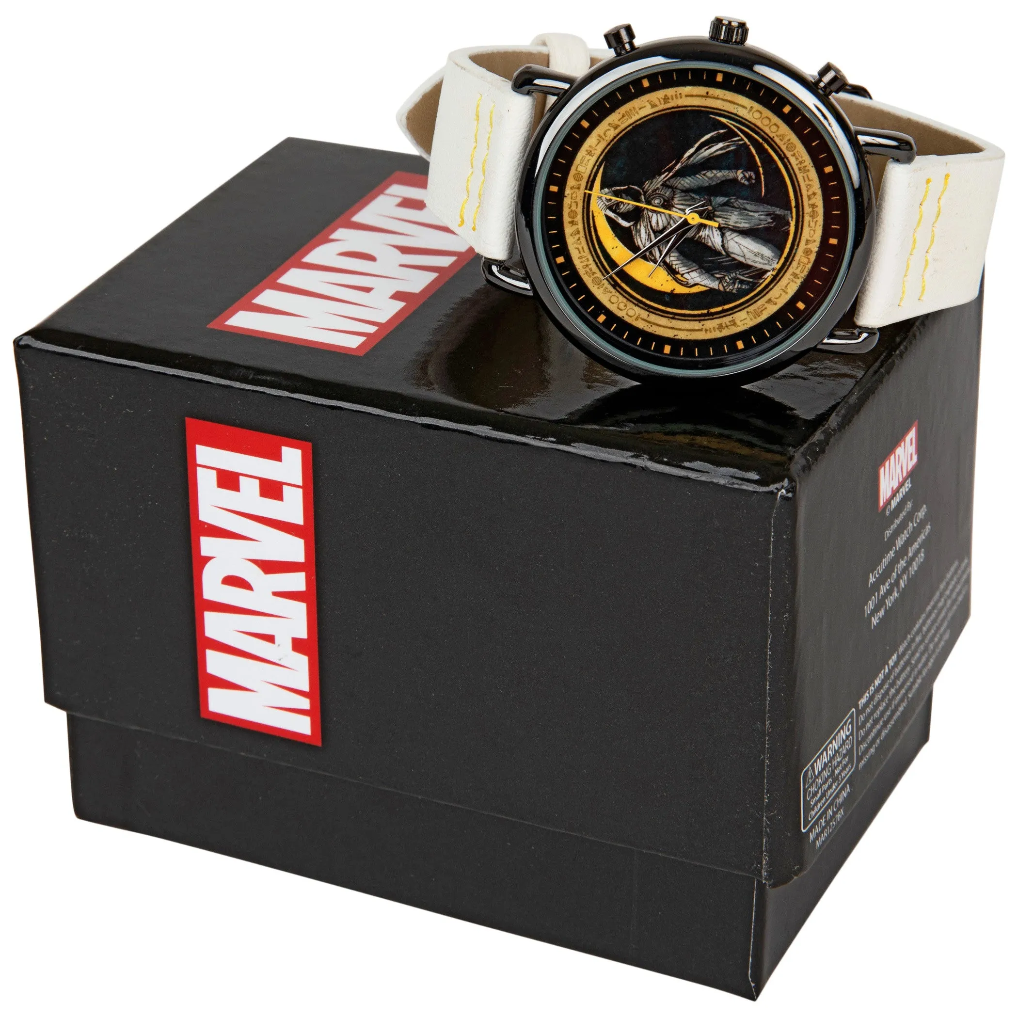 Marvel Studios Moon Knight Vegan Leather Analog Watch