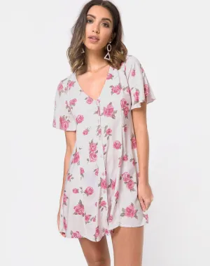 Needy Dress in Rose Blossom