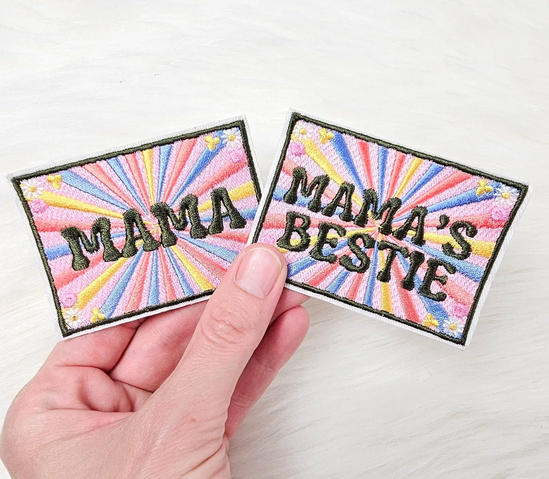 Retro Mama Floral Patch