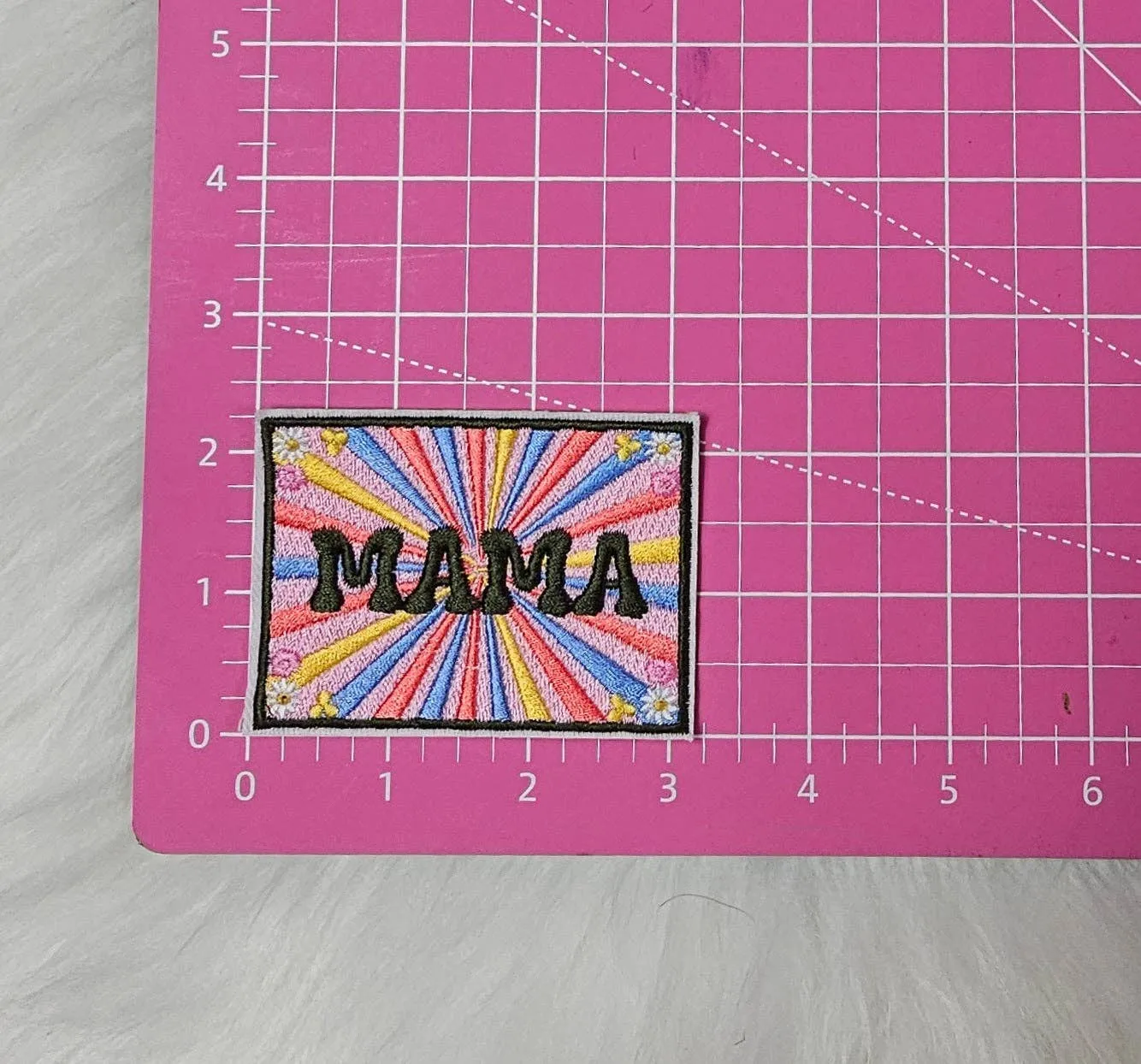 Retro Mama Floral Patch