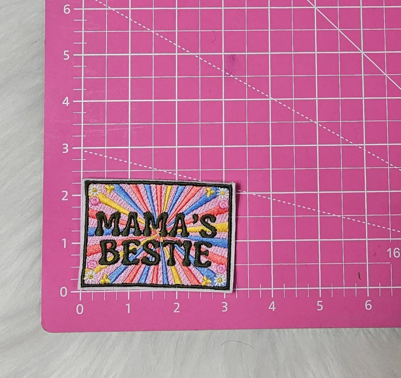 Retro Mama Floral Patch