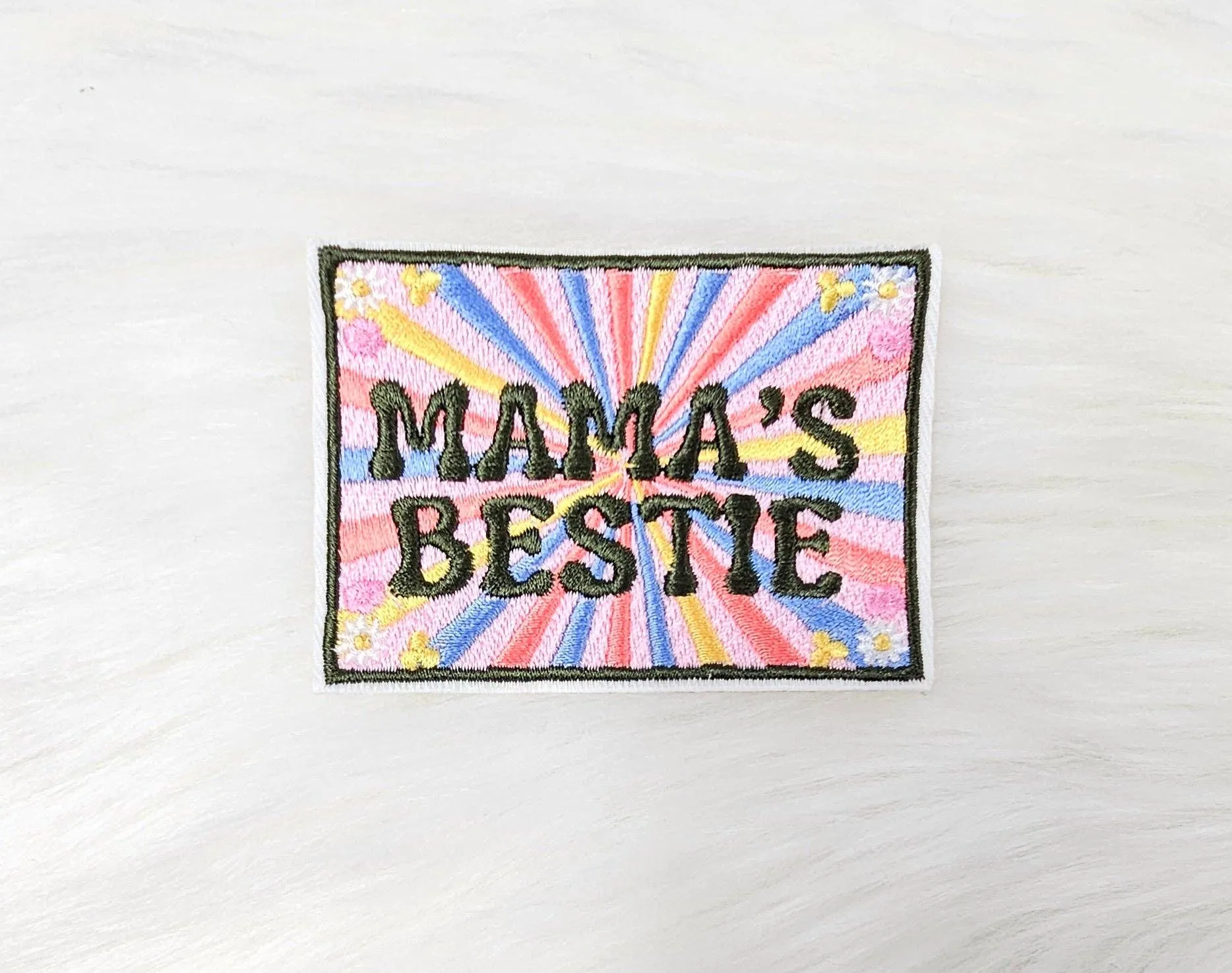 Retro Mama Floral Patch