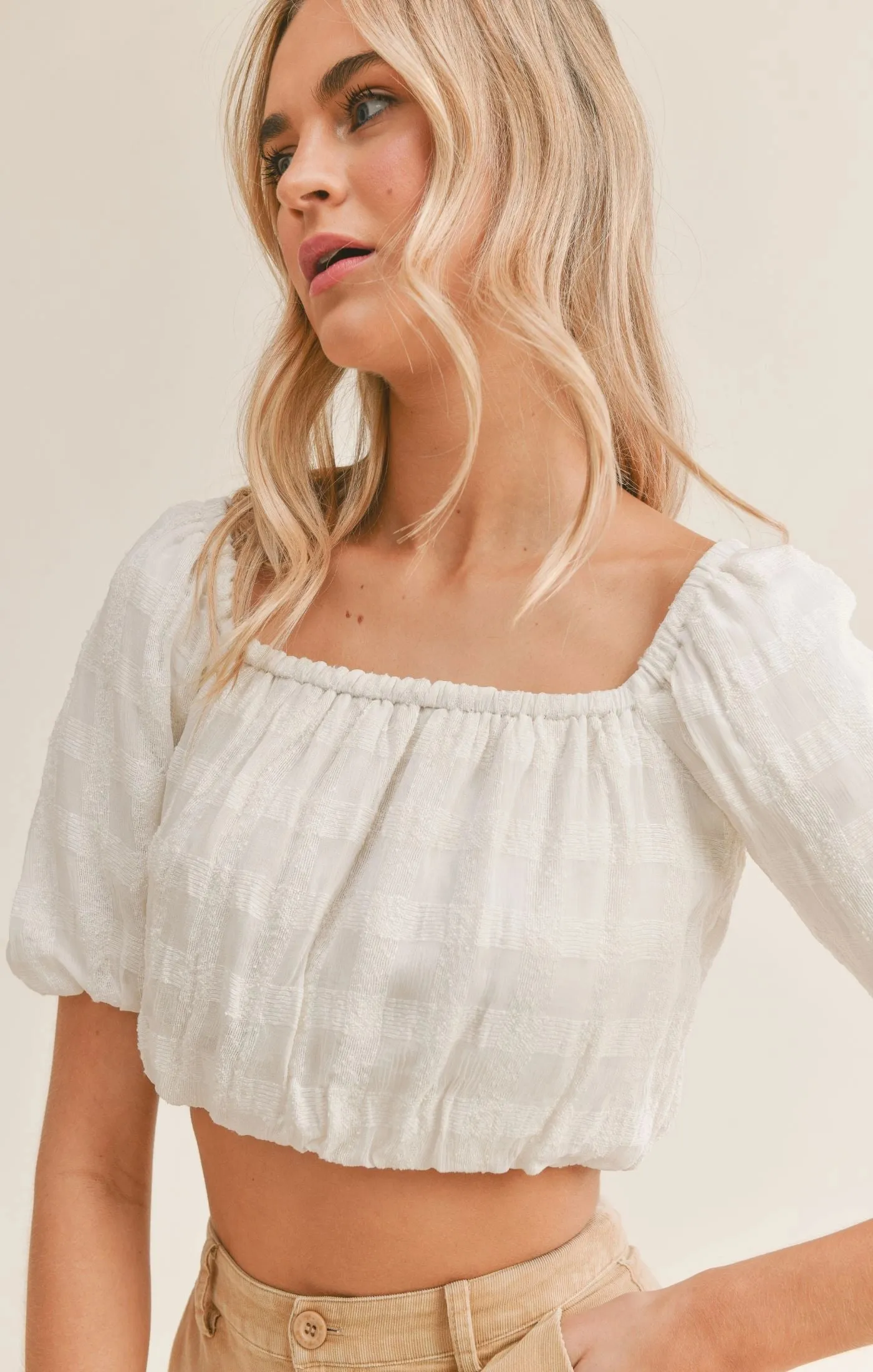 Sadie & Sage Sandy Crop Top