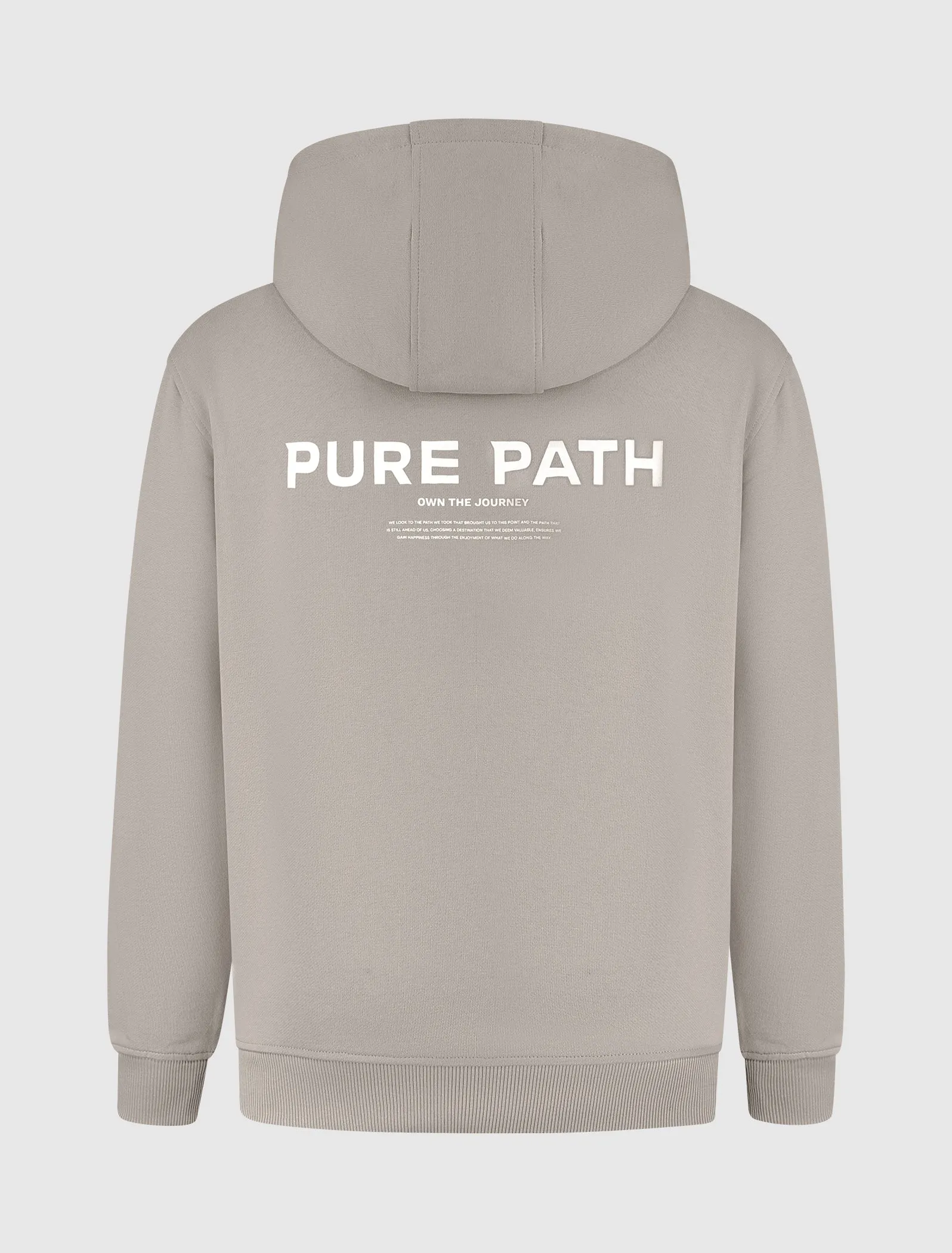 Signature Zip-up Hoodie | Taupe