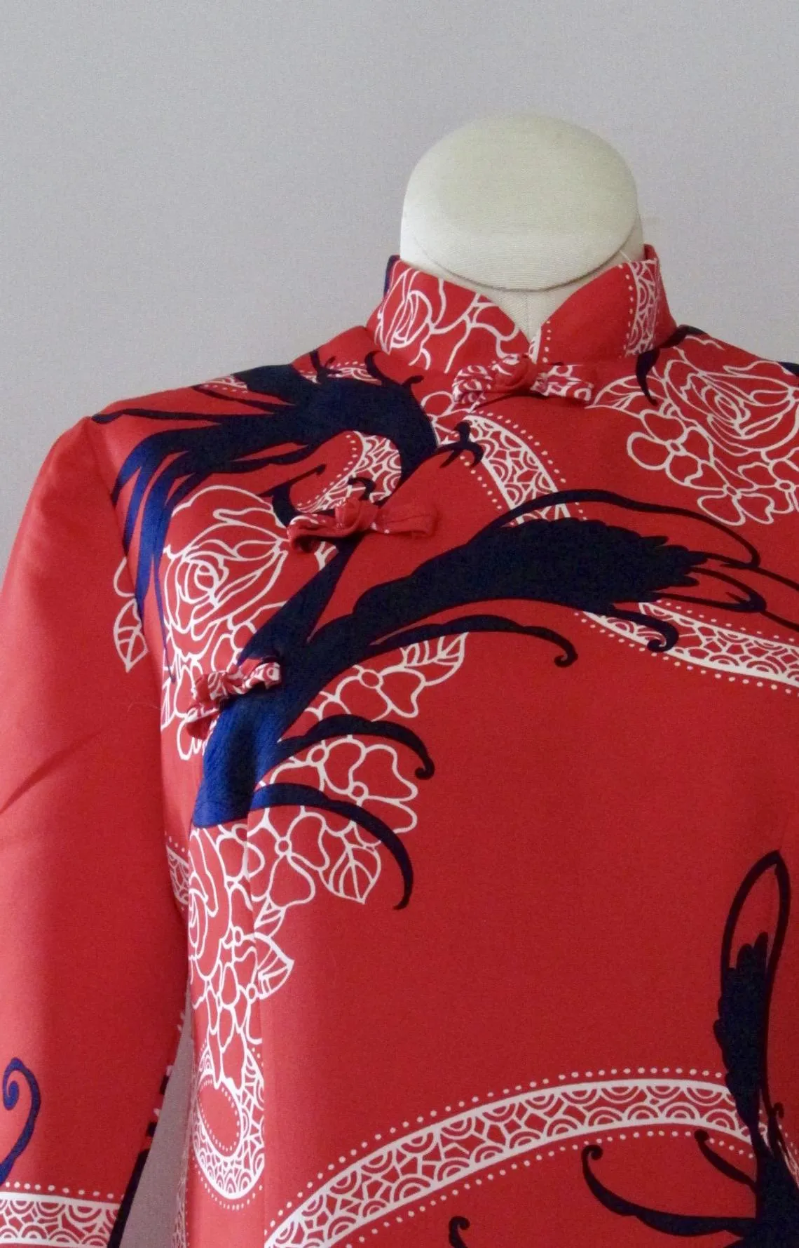 SUN FASHIONS OF HAWAII 60s Blouse & Pant Asian-esque Set, Size Small