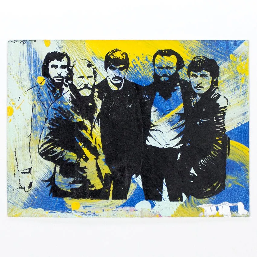 The Band HPM Acrylic Silkscreen Print by Bobby Hill