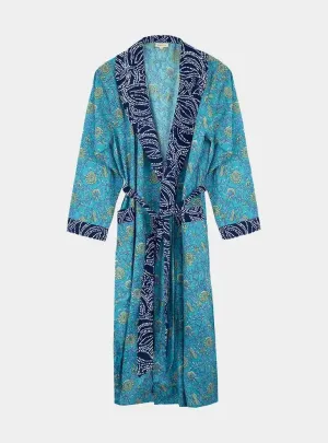 Waterlily Women's Floral Cotton Robe