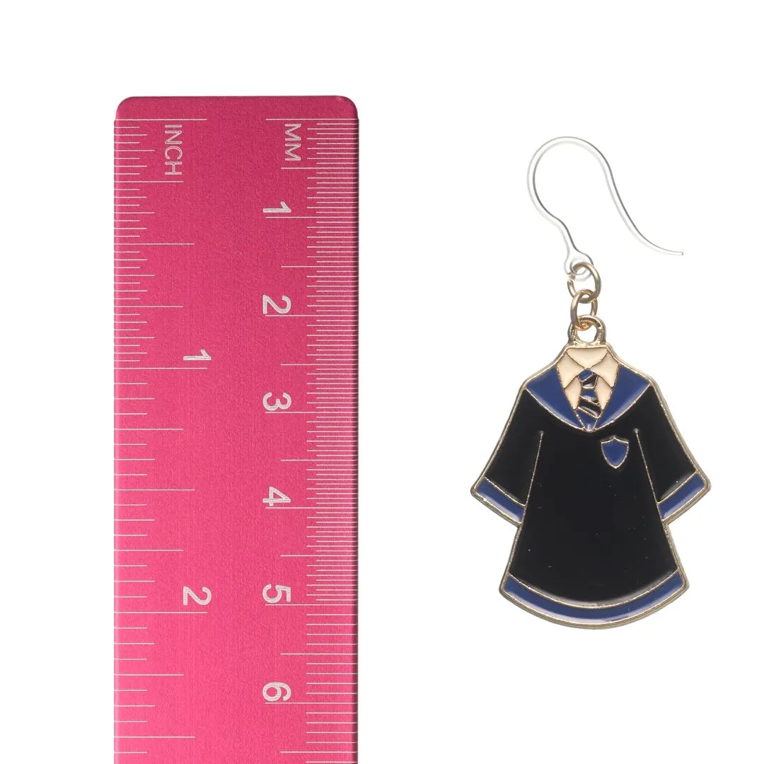 Wizard Robe Dangles Hypoallergenic Earrings for Sensitive Ears Made with Plastic Posts