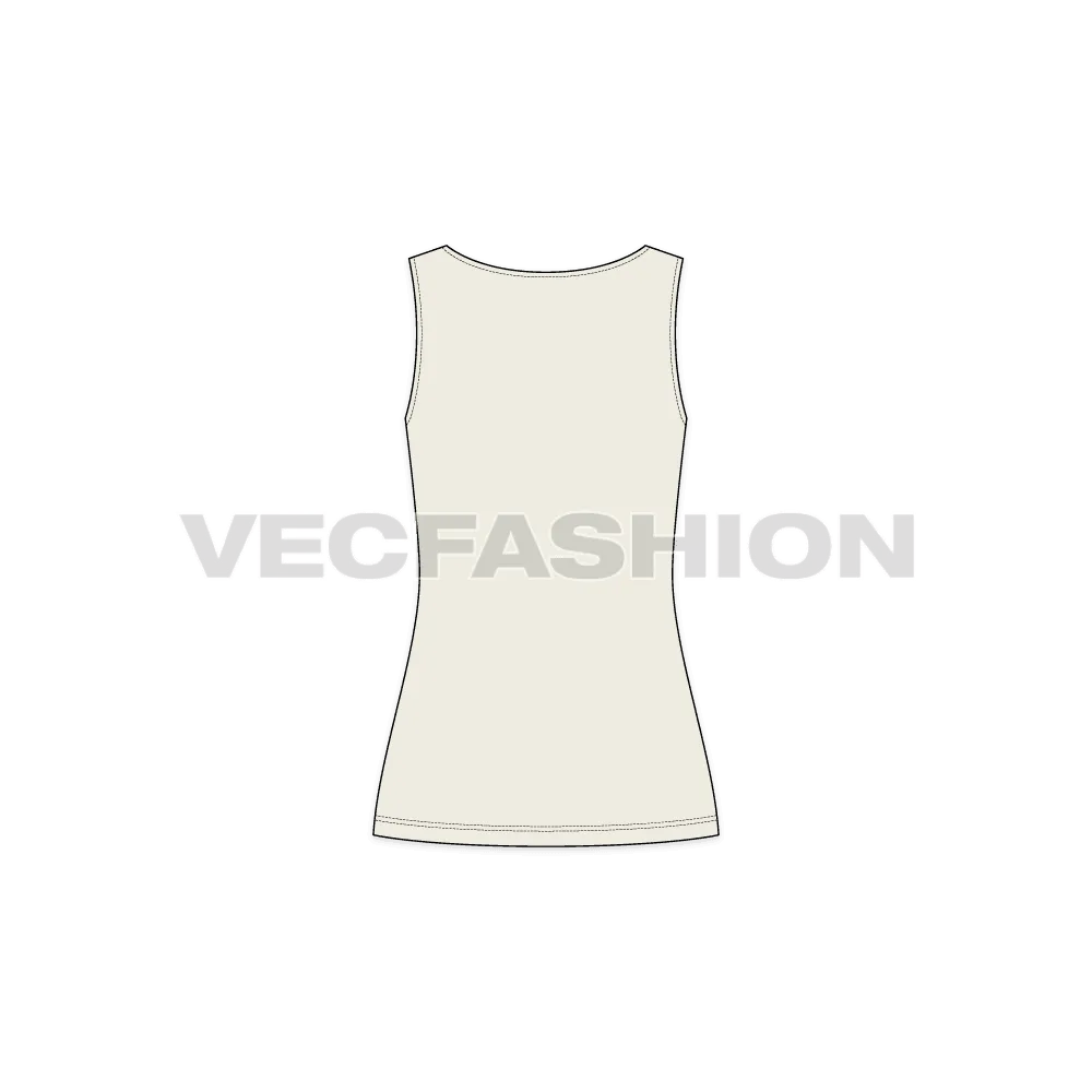 Women's Boat Neck Tank Top