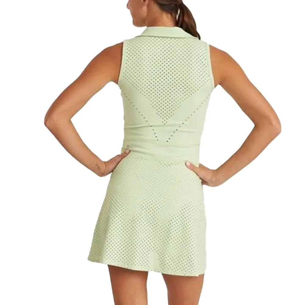 Women's Perforated Zip Tennis Dress